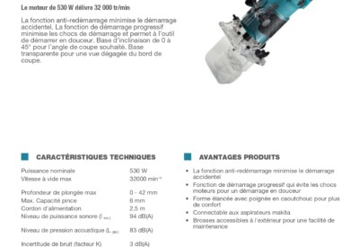 Location Affleureuse électrique Makita à Panissières